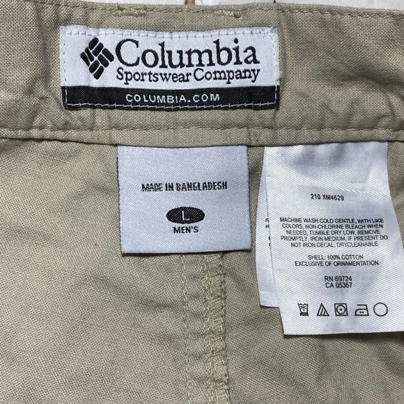 Columbia PFG Men's Khaki Fishing Shorts University of Florida Gators Large GUC - Picture 6 of 7